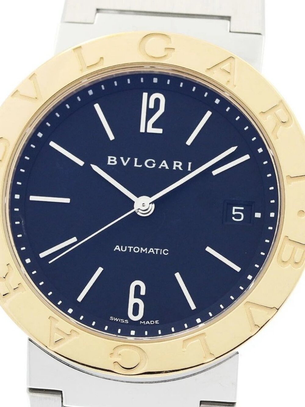 BVLGARI BVLGARIBVLGARI BB38SG AUTO YG2 tone date Automatic Men's Watch